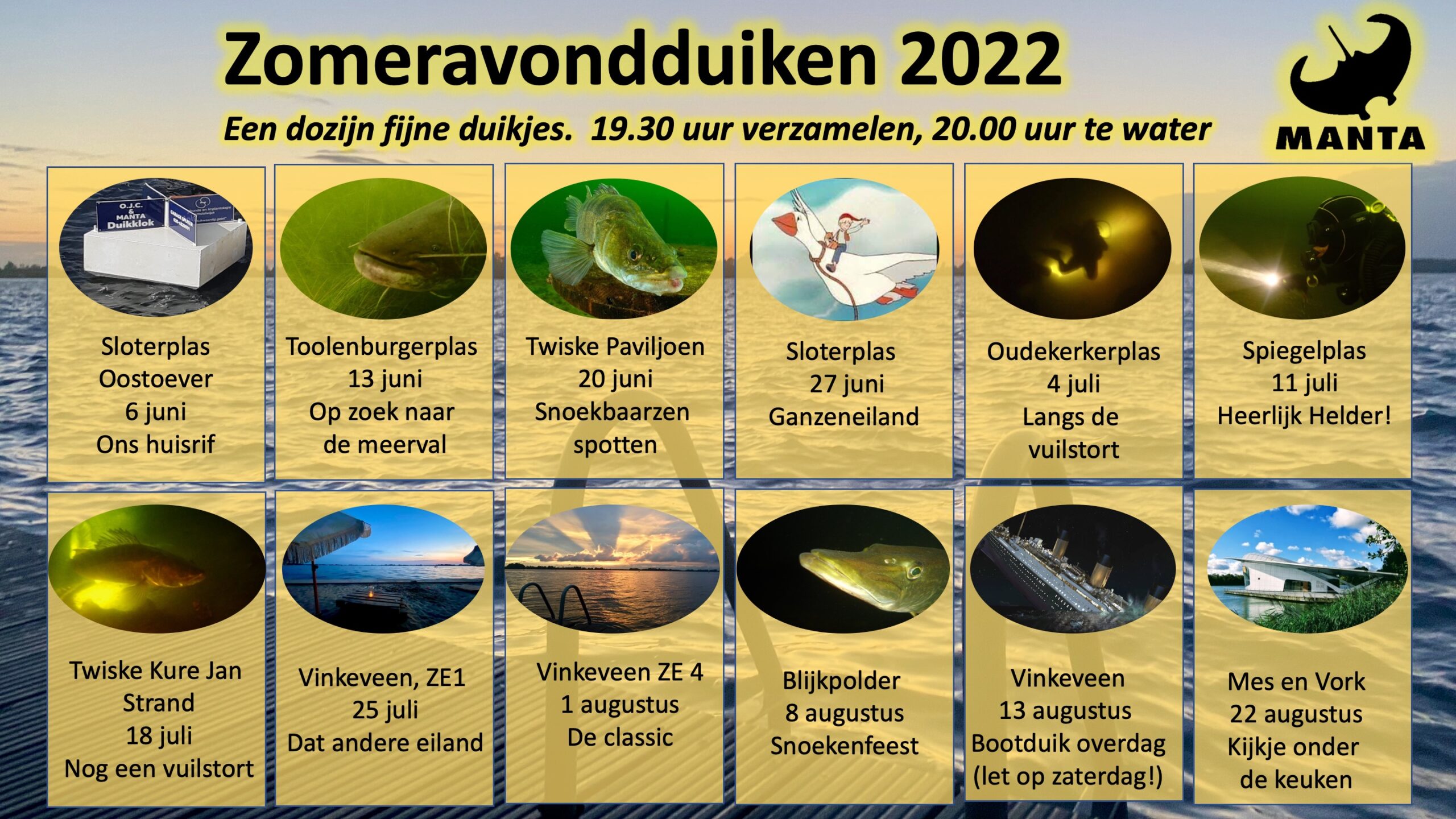 Zomeravondduiken 2022 - Spiegelplas